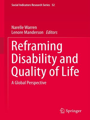 cover image of Reframing Disability and Quality of Life